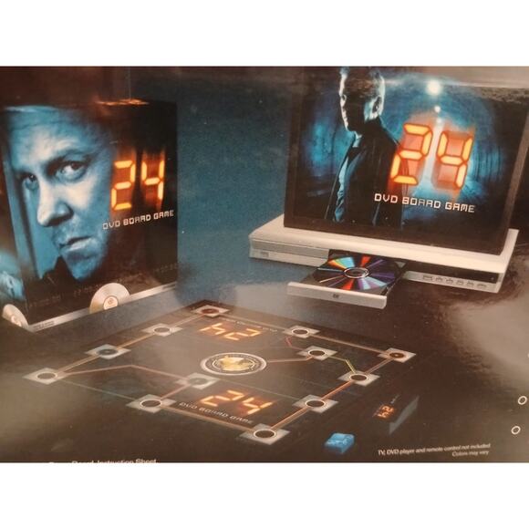 New Sealed 24 DVD Board Game Kieffer Sutherland Teens Adults Action Virtual Fun - Picture 4 of 12